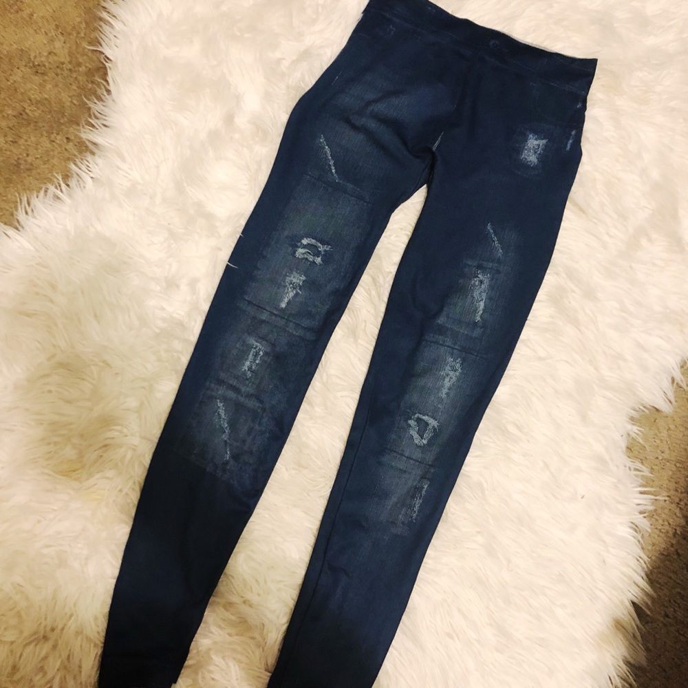 Jean leggings/ jeggings